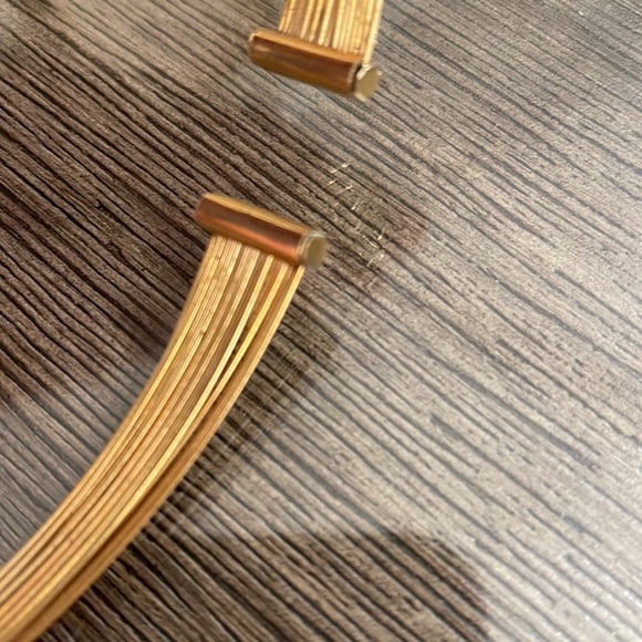 Vintage Multiple Gold-tone wire Collar Necklace - Picture 4 of 15